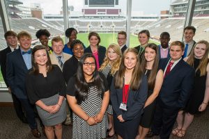2016 ASAP participants included (from left, 1st row) Abigail Mederos, Madison Duran, (2nd row) Rachel Hall, Katlin Williams, Jensen Reed, Jackie Woitesek, Cameron Reeves, (3rd row) Cole Mosby, Hunter Whitman, Cory Tune, Elizabeth Stephenson, (4th row) Reily Holloway, Kyanna Hollin, camp counselor Keisha Robinson, Seth Germ, Matthew Ferris, Xavier Bodie and Noah Winstead.